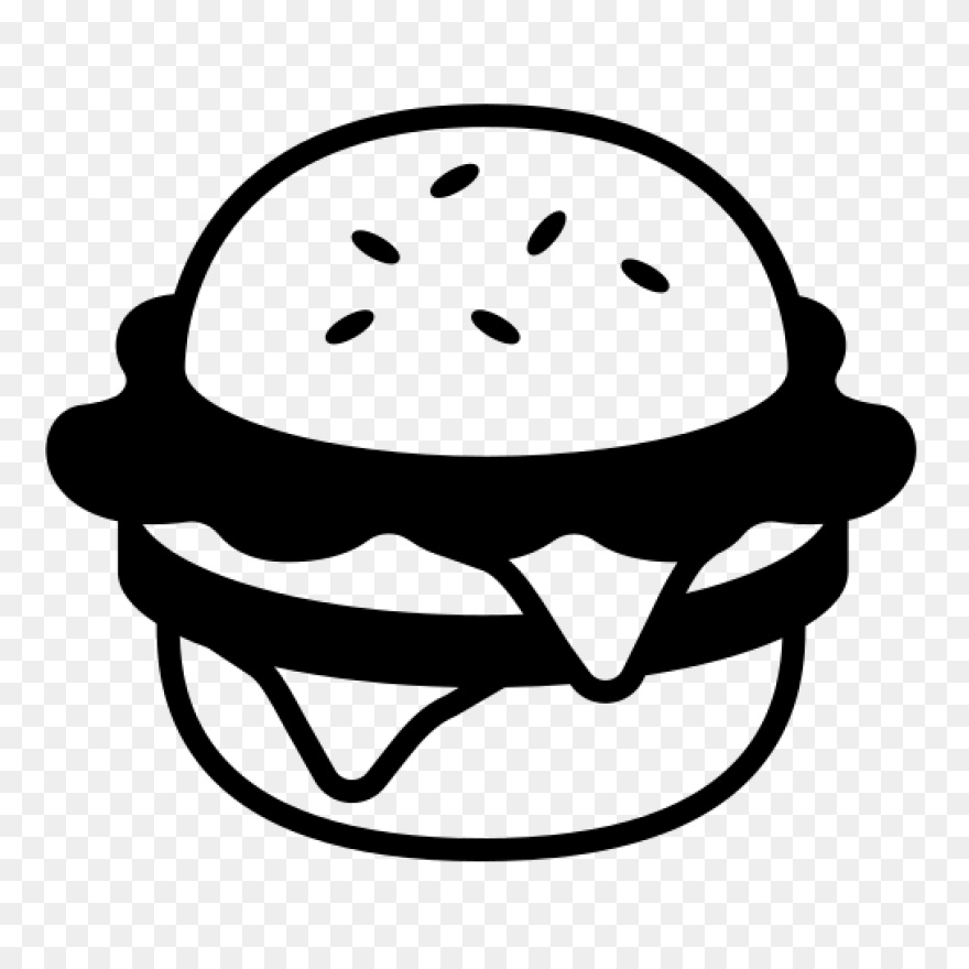 Red Hamburger Icon - Free Red Food 