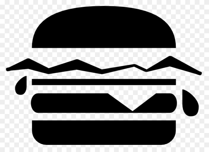 Red Hamburger Icon - Free Red Food 