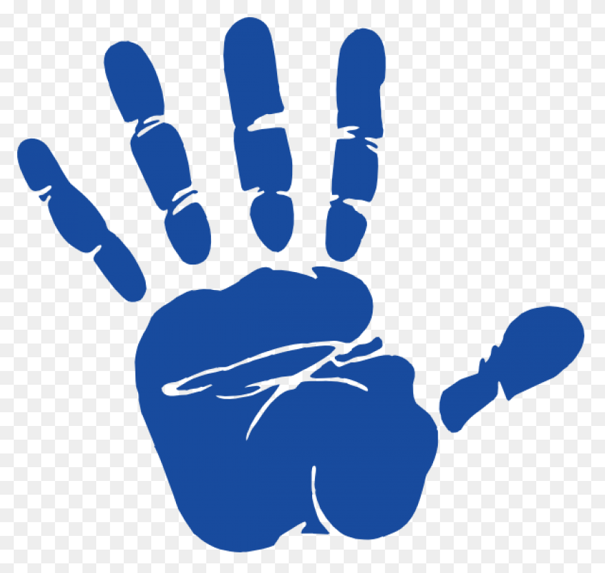 Download Hd Hand Prints Hi Black Ha