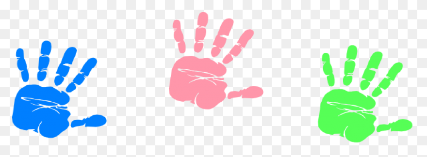 Download Hd Hand Prints Hi - Handprint