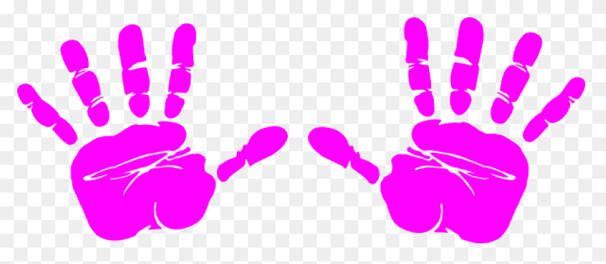 Download Hd Hand Prints Hi Black Ha