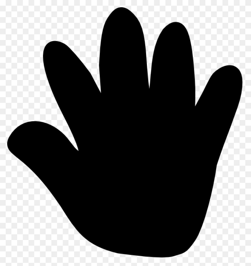 Download Hd Hand Prints Hi Black Ha