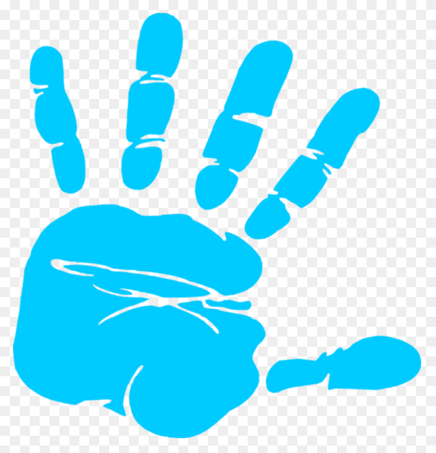 Download Hd Hand Prints Hi Black Ha