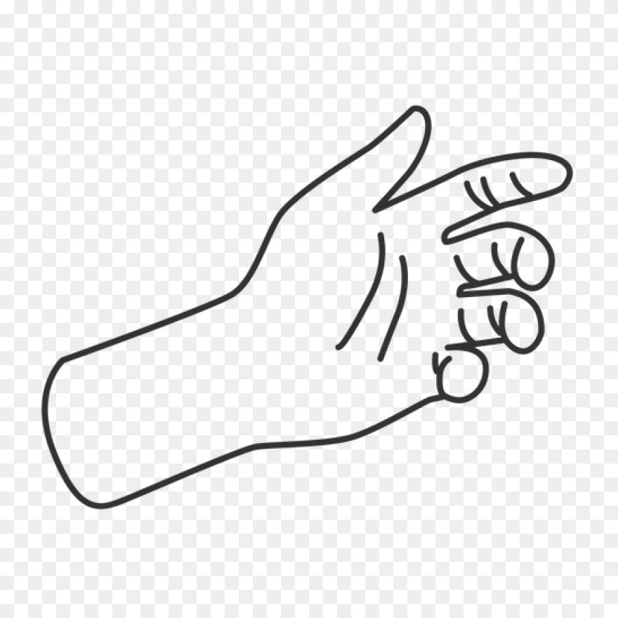 Hand Reaching Out Line Art - Hand Reaching Out