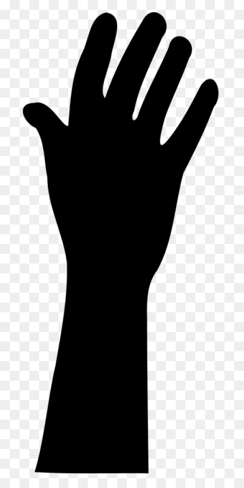 Hand Reaching Out Line Art Transpar