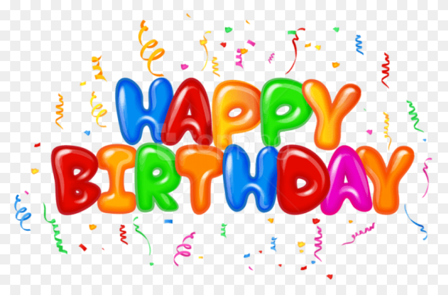 Happy Birthday Text Png Transparent