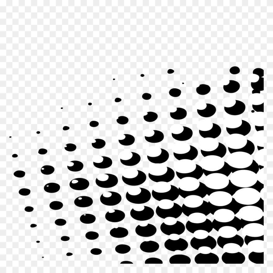Radial Halftone Frame Ii | Free PNG