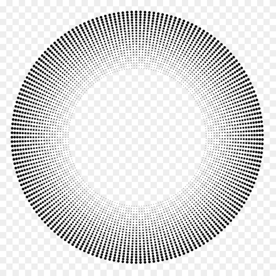 Radial Halftone Frame Ii | - Halftone