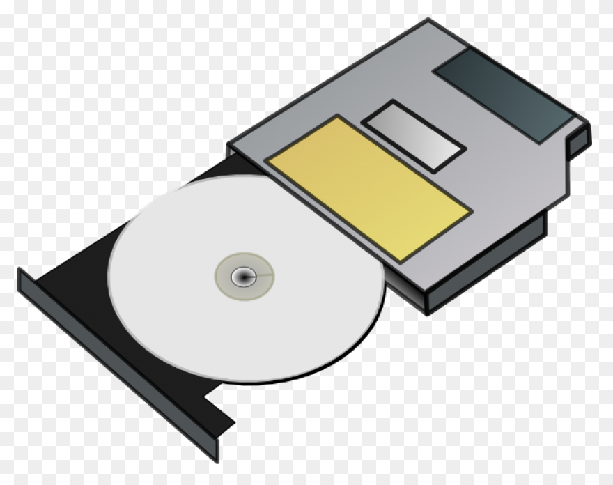 Arrow Pointing To Disk Drive Clip A