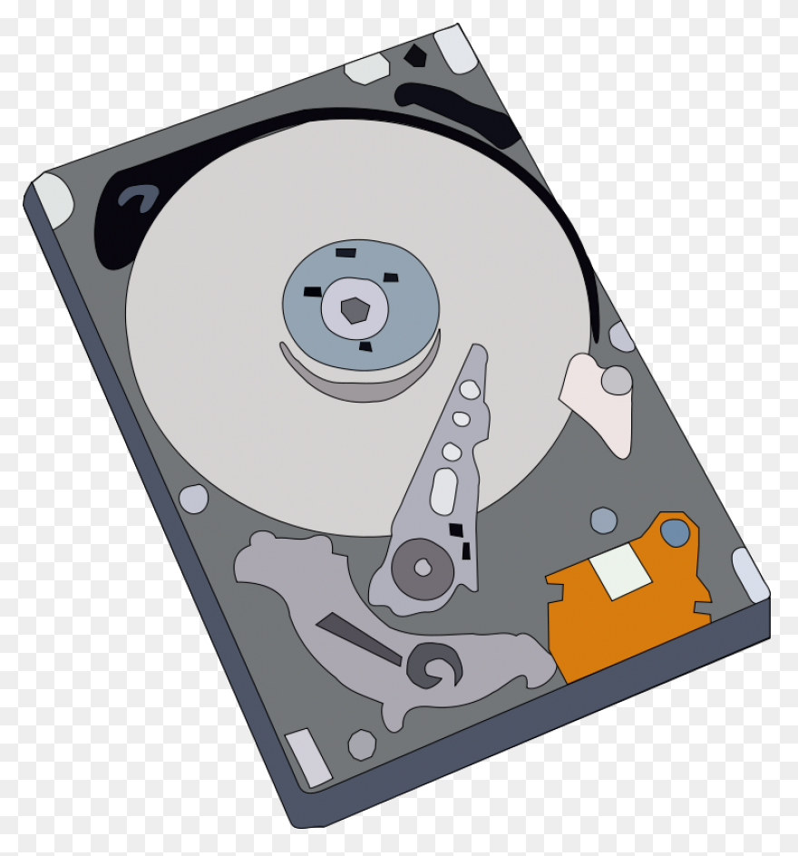 Arrow Pointing To Disk Drive Clip A