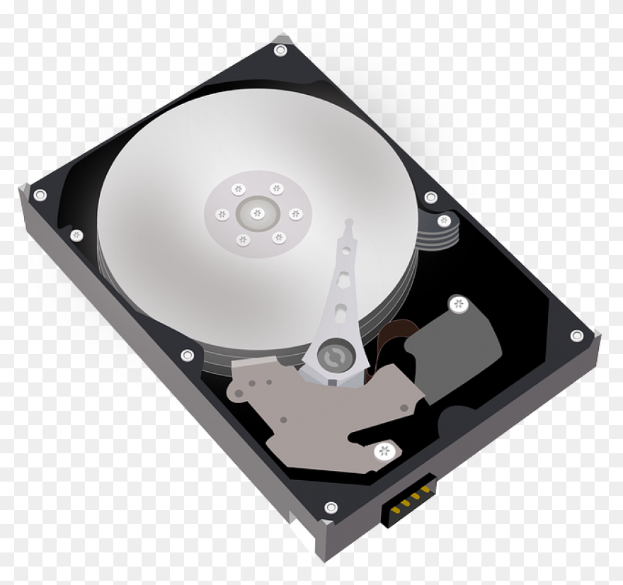 Arrow Pointing To Disk Drive Clip A