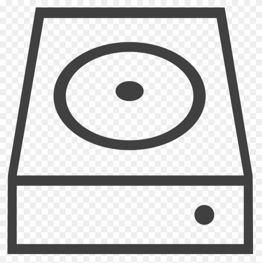 Arrow Pointing To Disk Drive Clip A