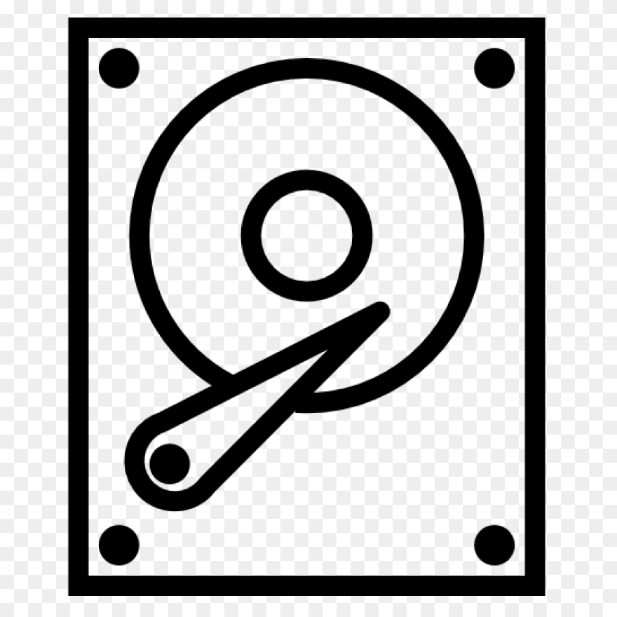 Hard Disk Free Electronics Icons - Hard Drive