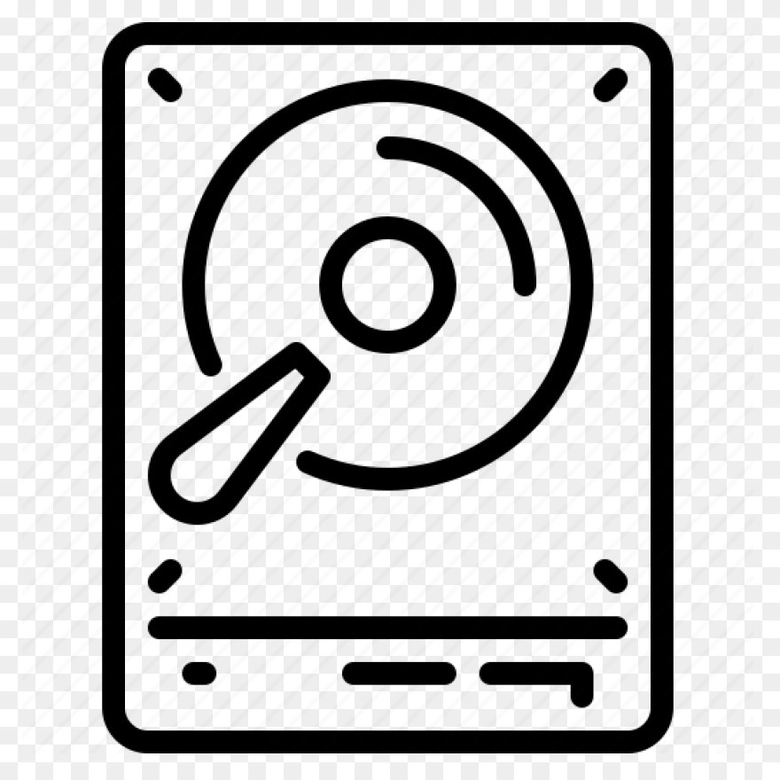 Arrow Pointing To Disk Drive Clip A