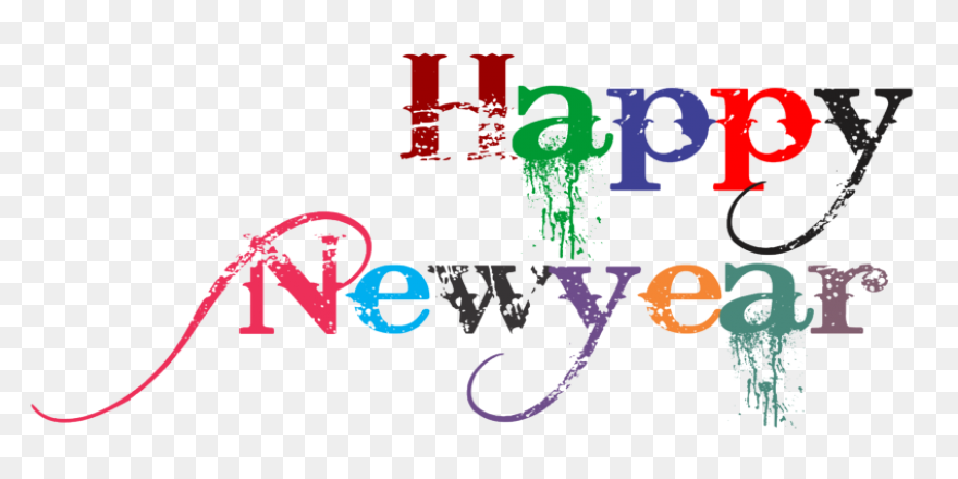 Creative 2016 Happy New Year Text D