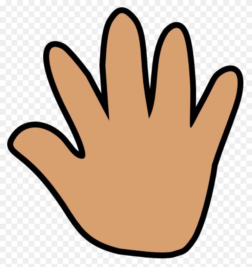 Hand Stop Sign Clipart - Left Hand 