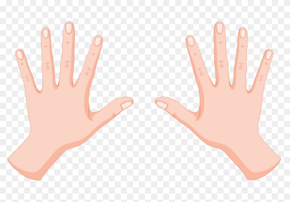 Hand Stop Sign Clipart - Left Hand 