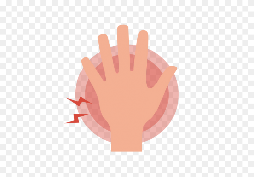 Hand Stop Sign Clipart - Left Hand 