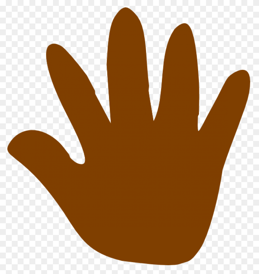Hand Stop Sign Clipart - Left Hand 