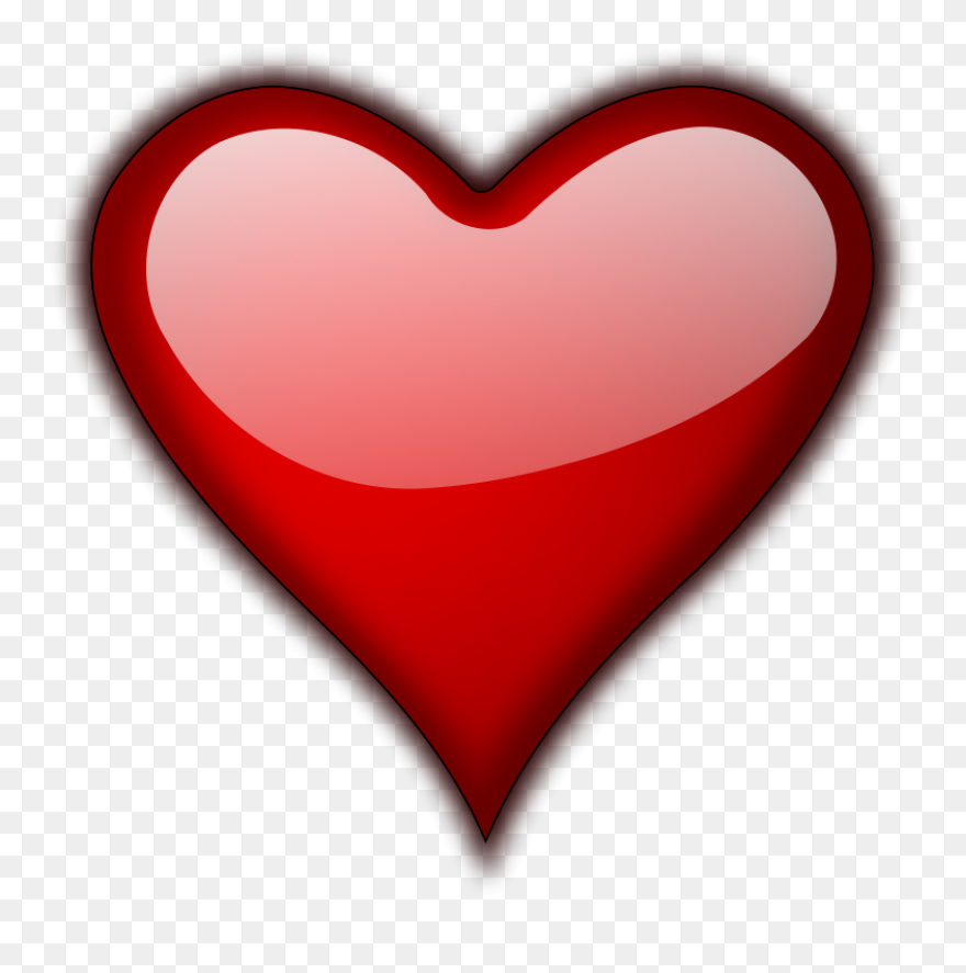 Free Red Heart Transparent Backgrou