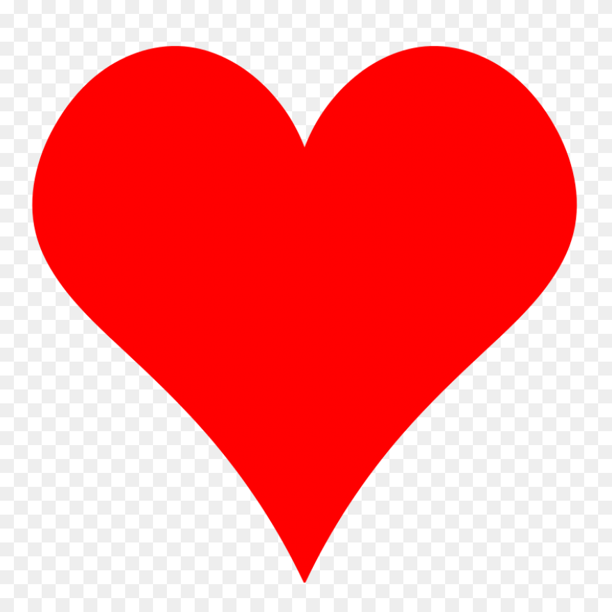 Free Red Heart Transparent Backgrou