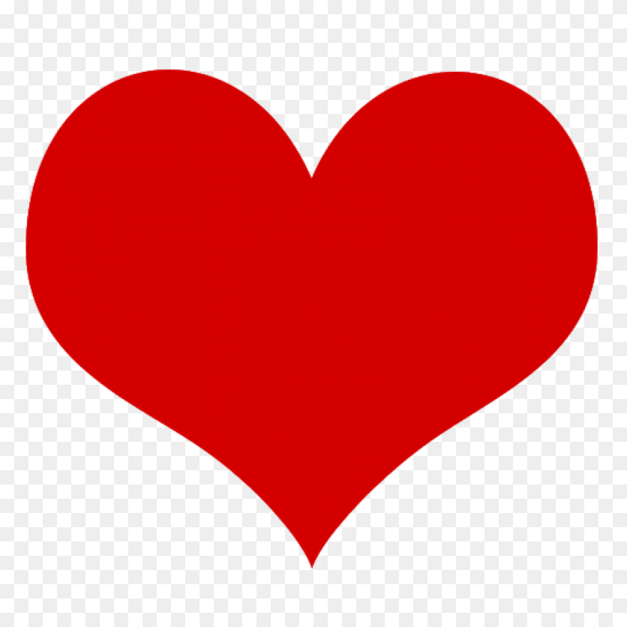 Free Red Heart Transparent Backgrou