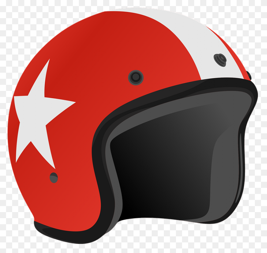 Motorcycle Helmets Clip Art - Motor
