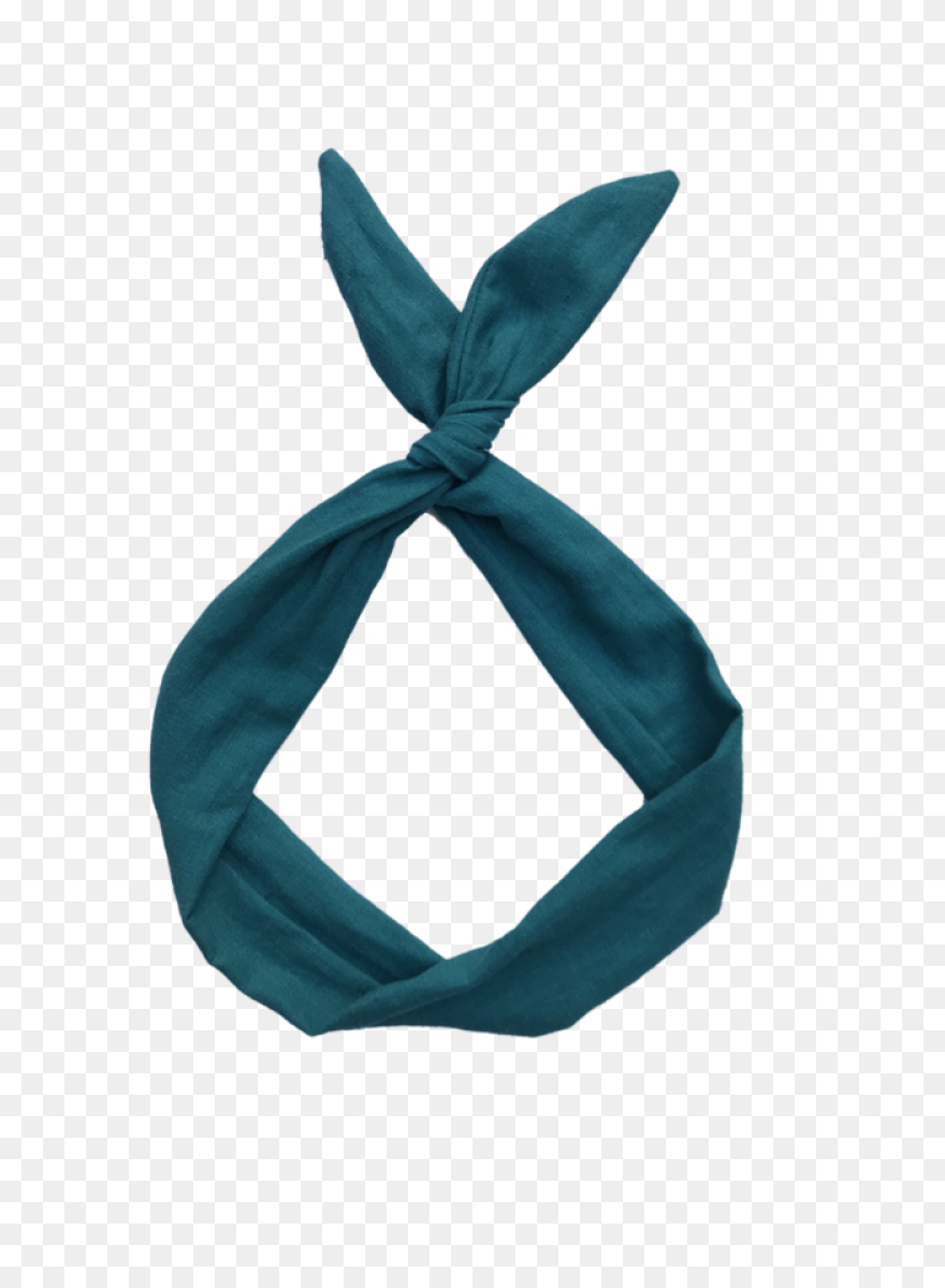 Bari Lynn Navy Velour Knot Headband