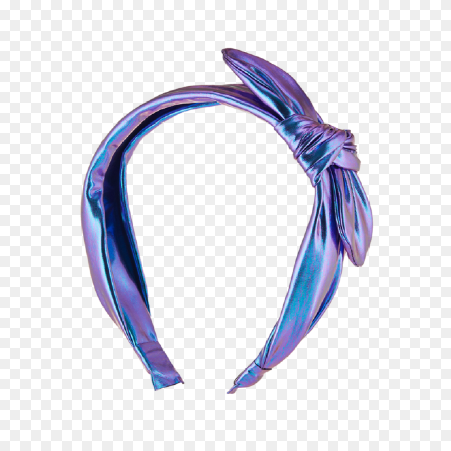 Bari Lynn Navy Velour Knot Headband
