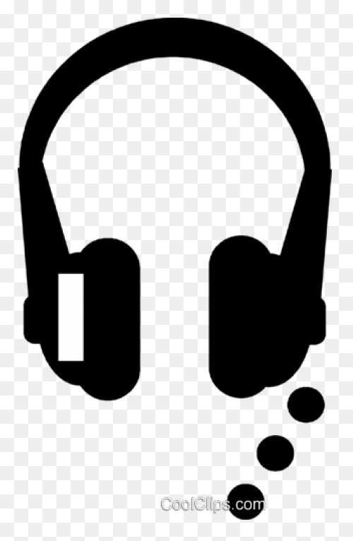 Vector Clip Art Of Headphones Icon 