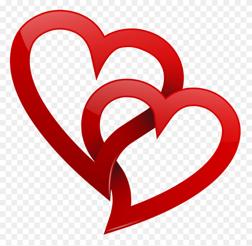 Clip Art Hearts | Clip Art Two Hear