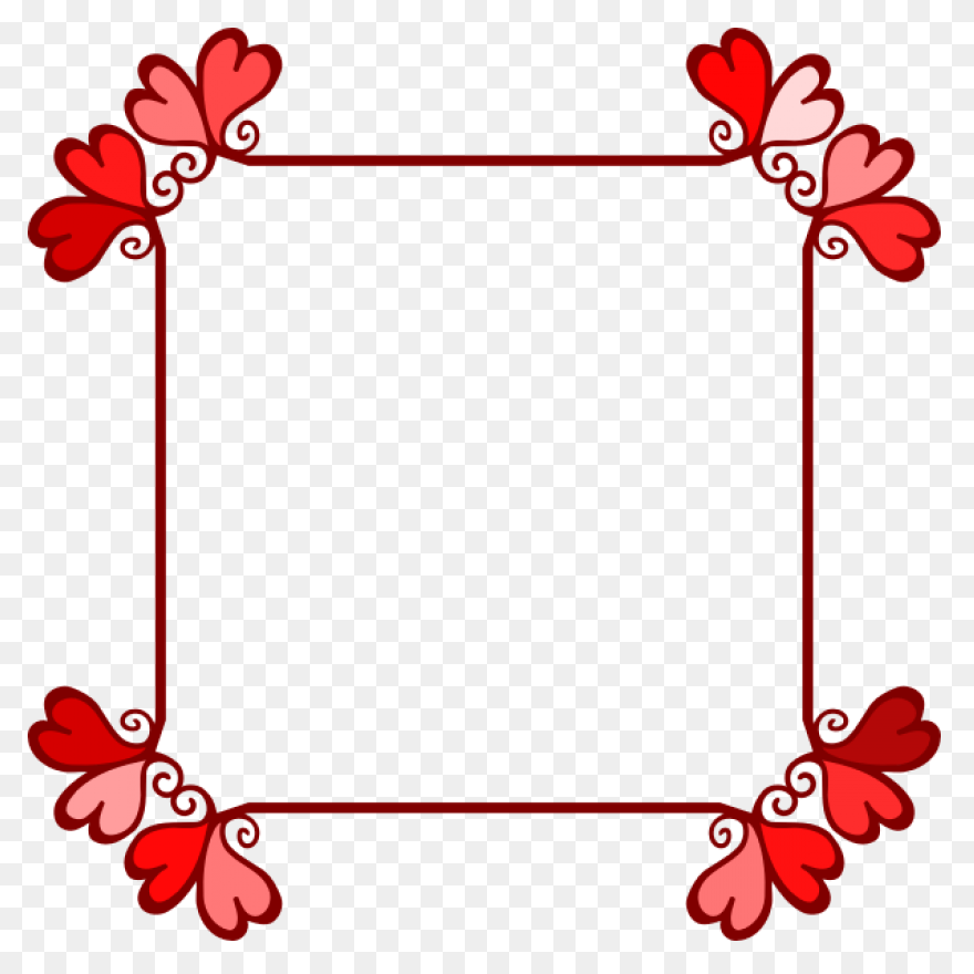 Heart Frame Png Clipart Borders And