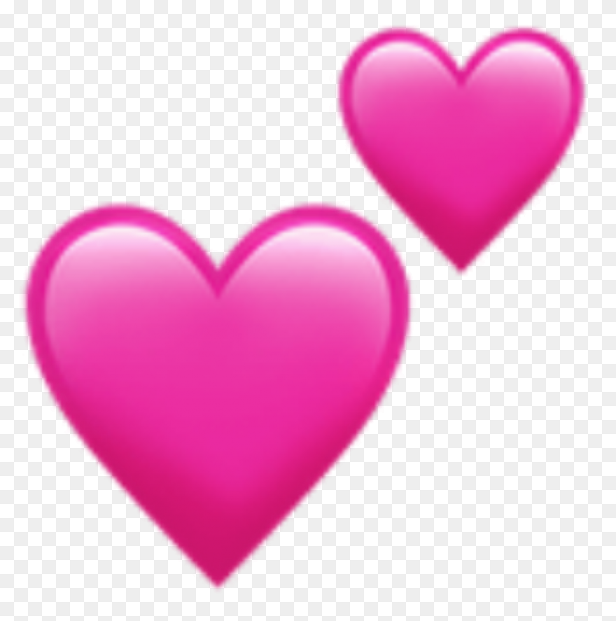 Pink #hearts #emoji #pinkemoji #hea
