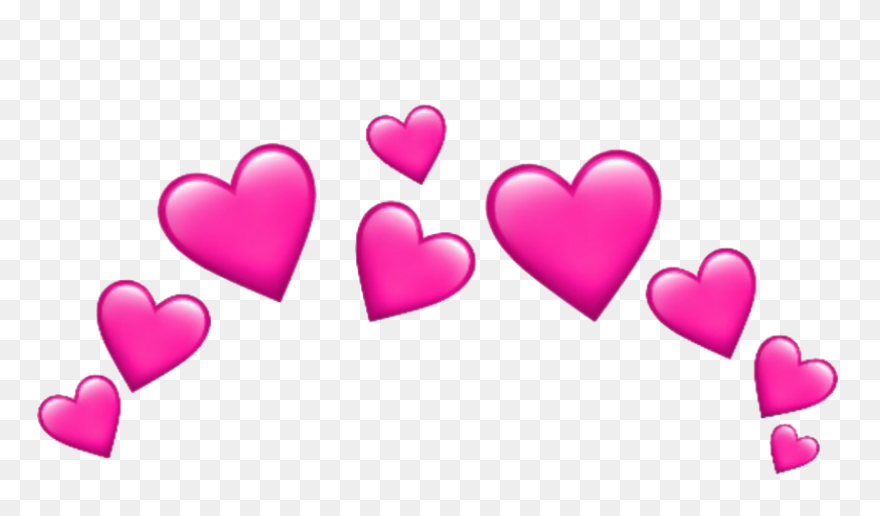 Pink #hearts #emoji #pinkemoji #hea