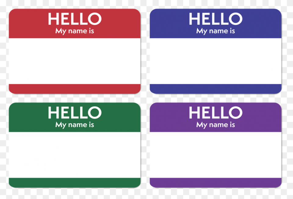 Hello My Name Is Png - Hello My Name Is