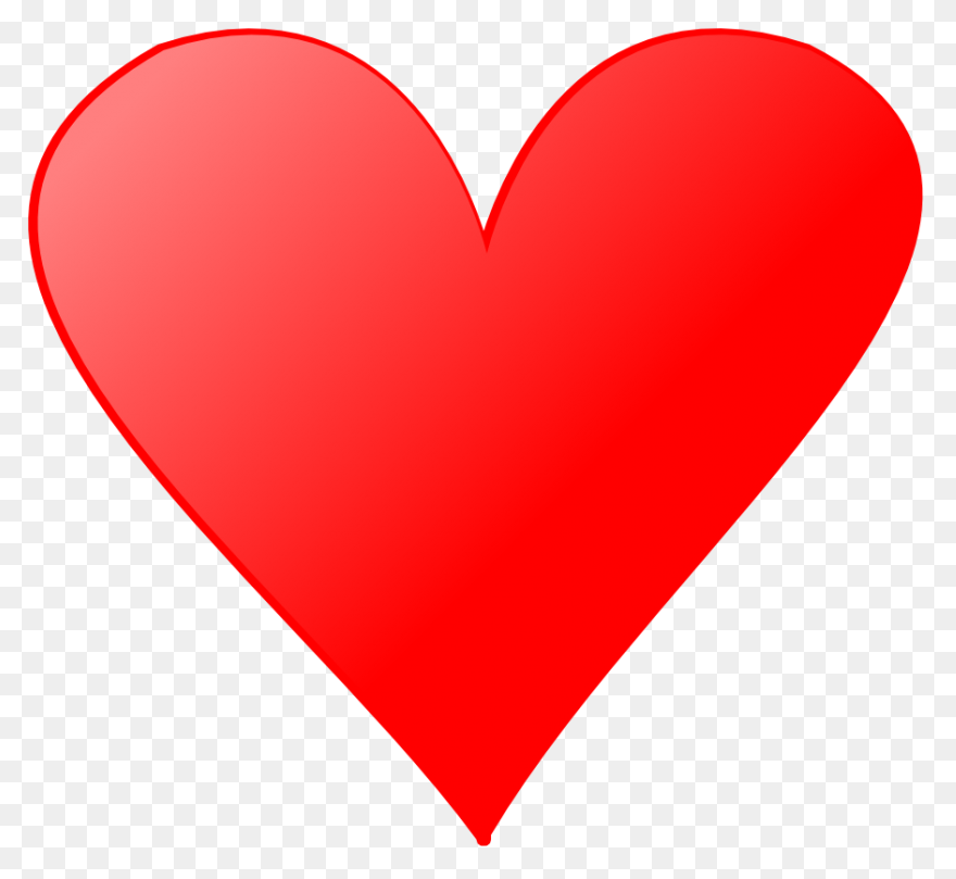 Clipart Card Symbols Heart Playing - Heart Symbol