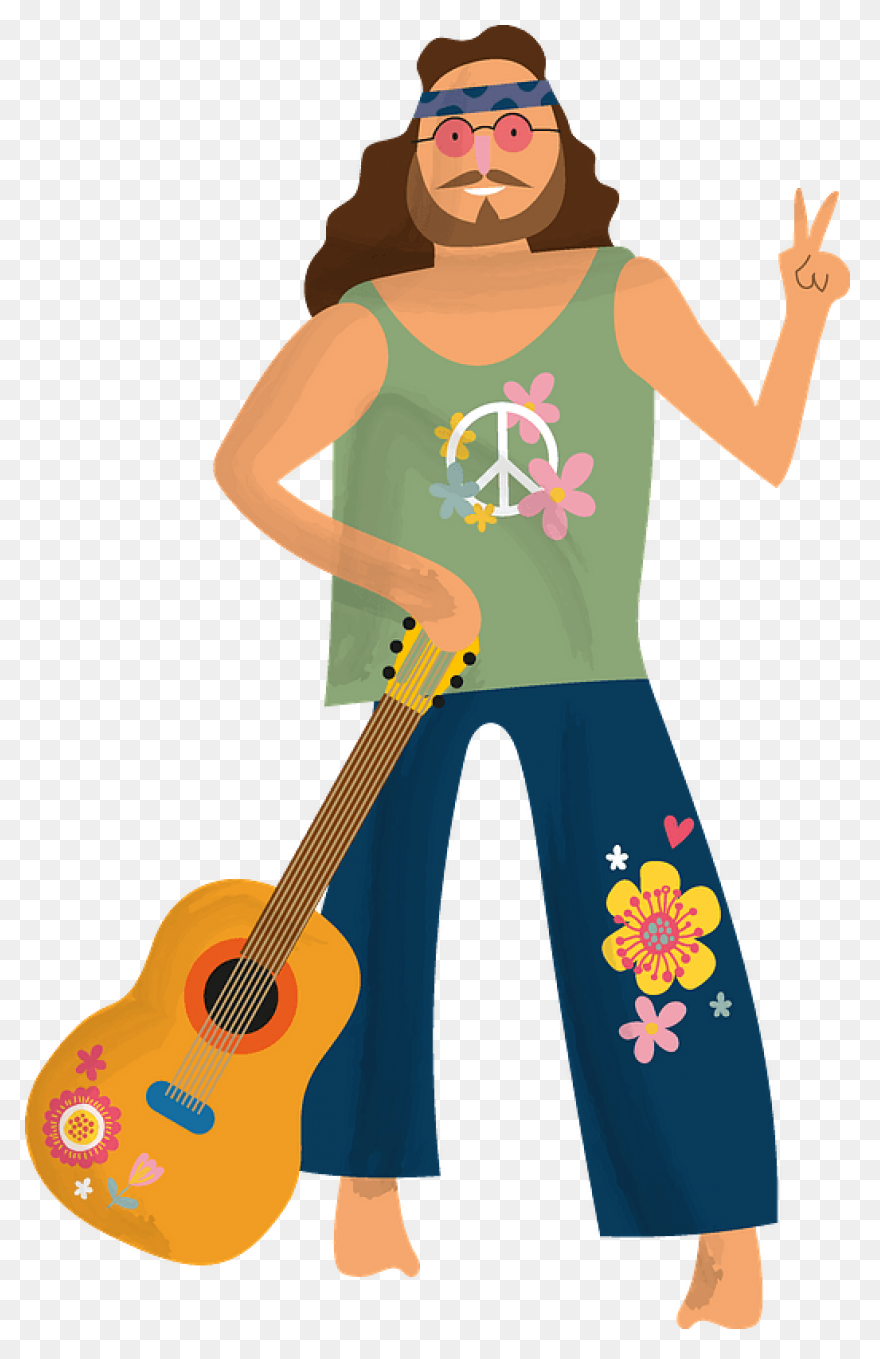 Hippie, Male Free Icon Of Stream Li