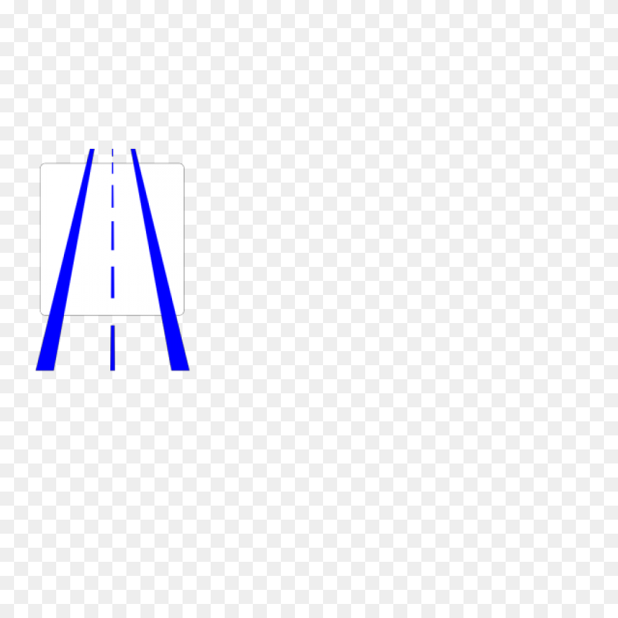 Highway Clipart Highway Sign - Png 