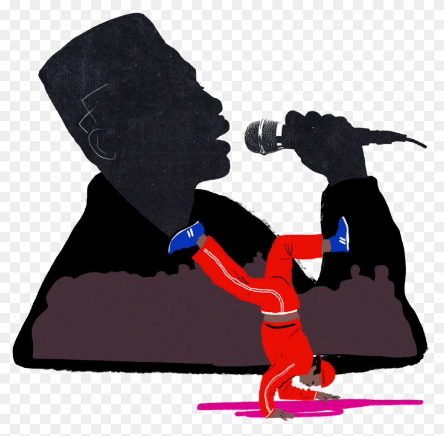 Hip Hop Guy Sticker