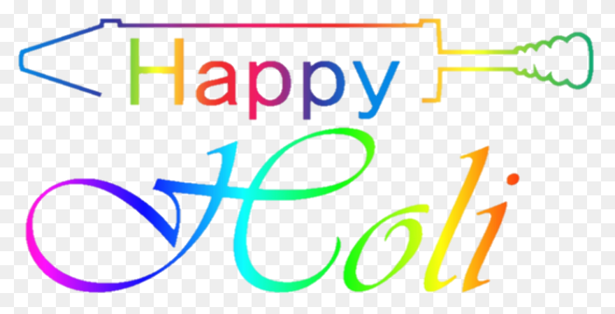 Happy Holi Text High Quality Png