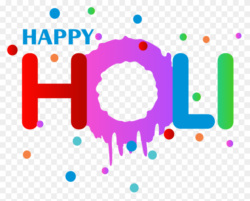 Happy Holi Text High Quality Png