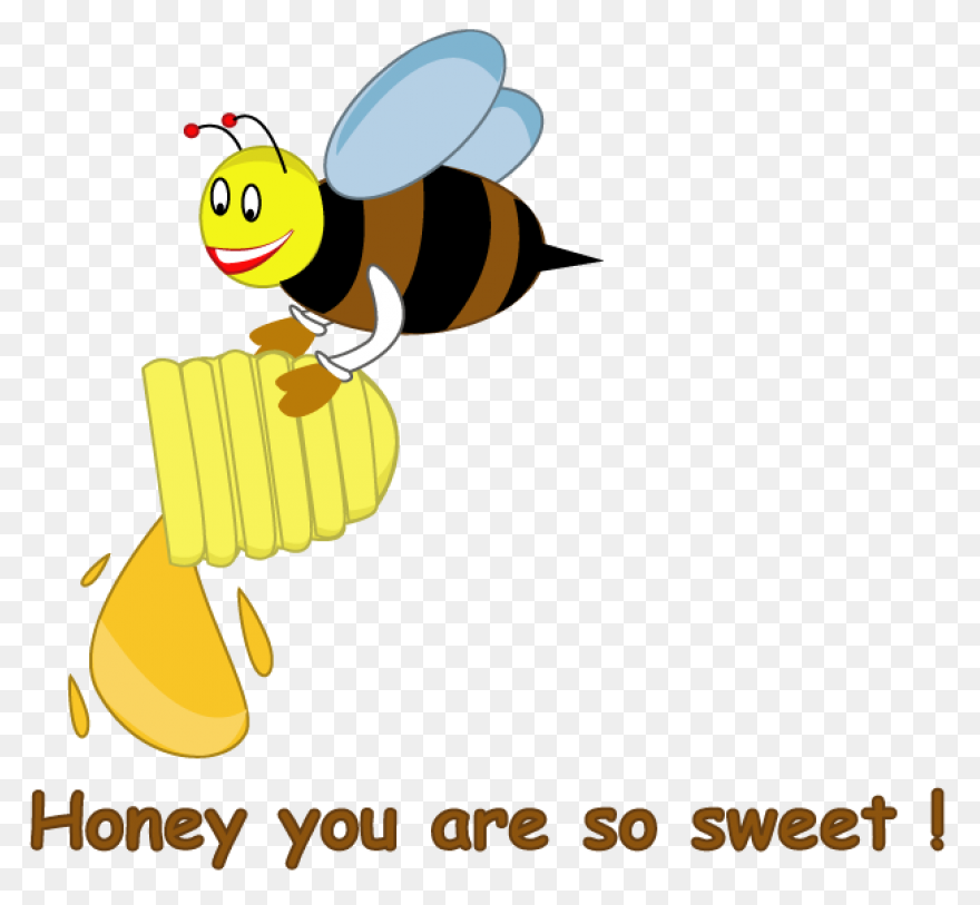 Honey Clipart Honey Bee - Animated 