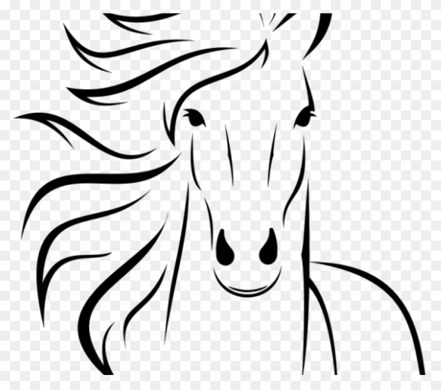 Clip Art Horse Head | Horse Head, S