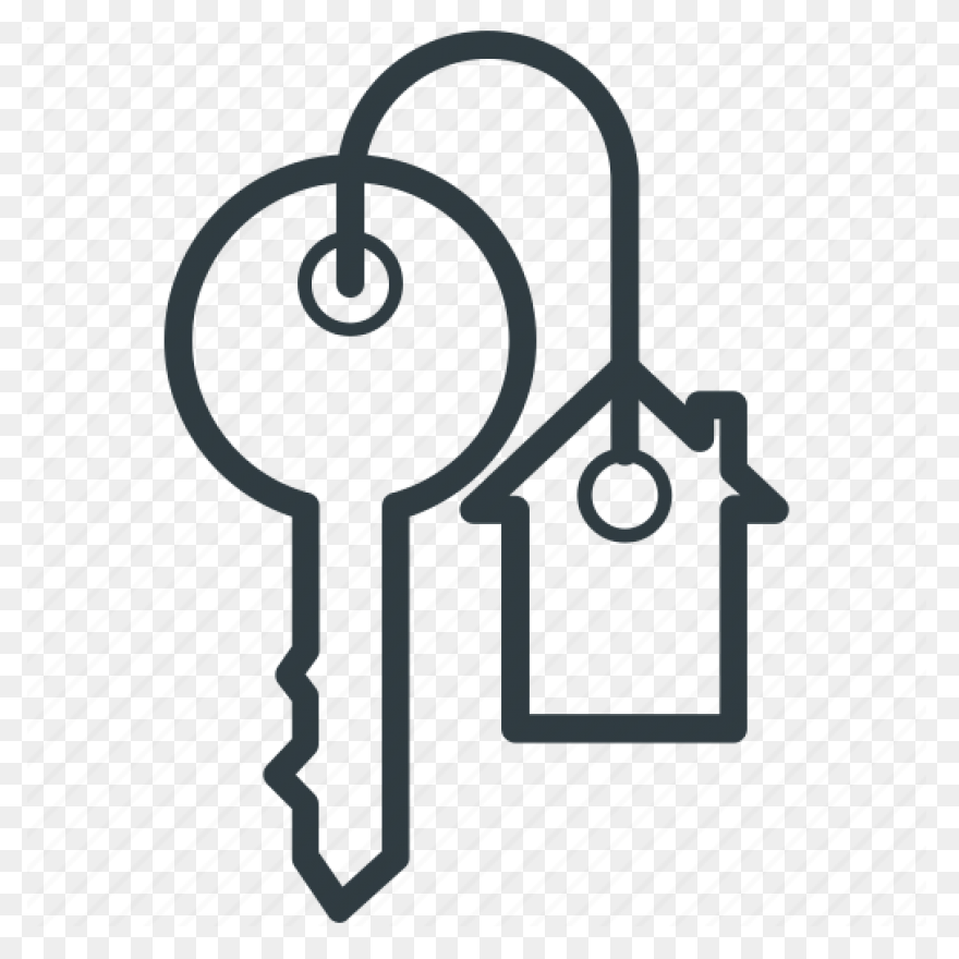 Agent House Key Key Keychain - House Key