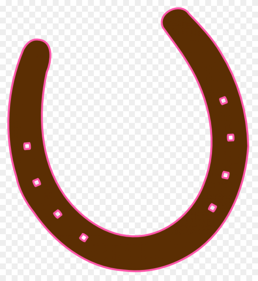 Pink Horseshoe Clipart N2 Free - Horseshoe