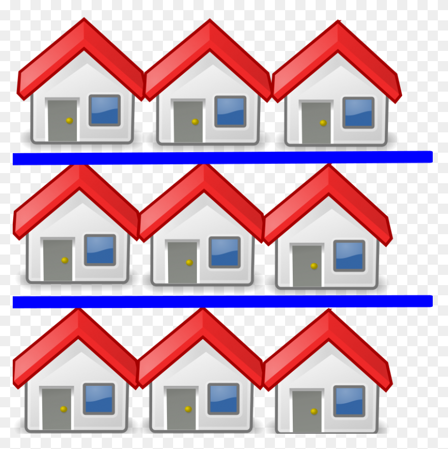Free Clipart: 9 Houses | - Houses