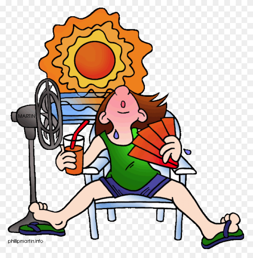 Heat Clipart Hot Person - Hot Tempe