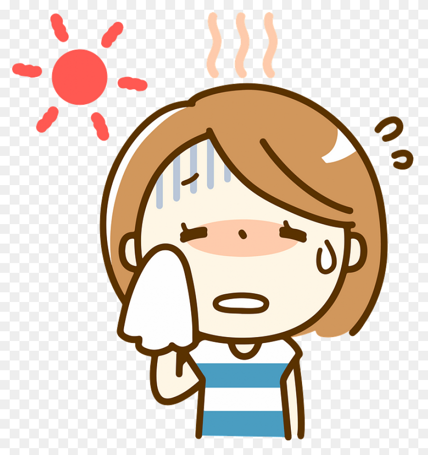 Heat Clipart Hot Person - Hot Tempe