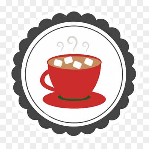 Hot Cocoa Doodle Template 001 | Hot