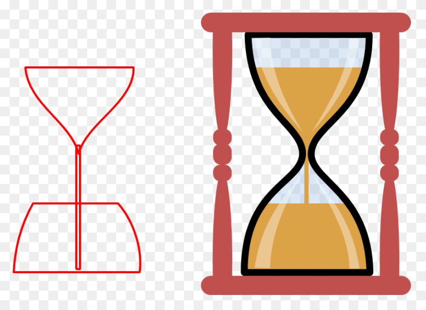 Hour Glass Sticker